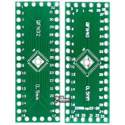 Макетная плата переходник QFN40 QFN32 0.5mm на DIP32/40