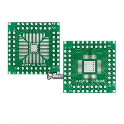 Макетная плата переходник QFP64-32 0,8mm/QFP64 0.5mm