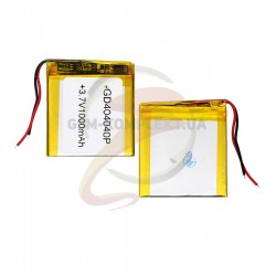 Аккумулятор, 40 мм, 550 мм, 4 мм, Li-ion, 3,7 В, 1000 мАч