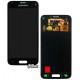 Дисплей для Samsung G800H Galaxy S5 mini; Samsung, чорний, з сенсорним екраном, original (PRC)