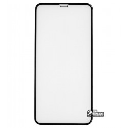 Закаленное защитное стекло для Apple iPhone XS Max, Tiger Glass, 0.26мм, 9H, 3D, Full Glue, черное + задняя пленка