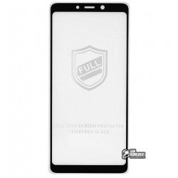 Закаленное защитное стекло для Samsung A950 Galaxy A9 (2018), Tiger Glass, 0,26 мм 9H, 2.5D, Full Glue, черное