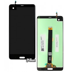Дисплей для HTC U Ultra 5,7", черный, с сенсорным экраном (дисплейный модуль), original (PRC)