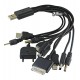 Кабель универсальный TOTO TKG-57 Charging USB cable 10 in 1 0,2m Black
