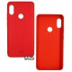 Чехол для Xiaomi Redmi Note 5, Redmi Note 5 Pro, карбон, силиконовый, красный