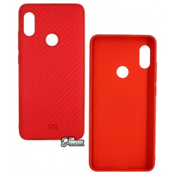 Чехол для Xiaomi Redmi Note 5, Redmi Note 5 Pro, карбон, силиконовый, красный