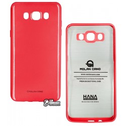 Чехол для Samsung J710 Galaxy J7 (2016), Molan Shining, силиконовый, золотой 09