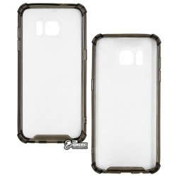 Чехол для Samsung G935F Galaxy S7 EDGE, Crashproof, силикон+пластика, черный