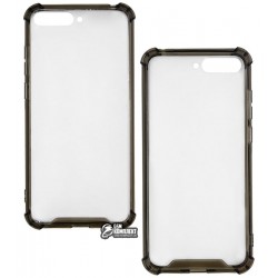 Чехол для Huawei Y6 2018, Crashproof, силикон+пластика, черный