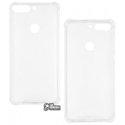 Чехол для Huawei Y7 Prime 2018, Crashproof, силикон+пластика, прозрачный