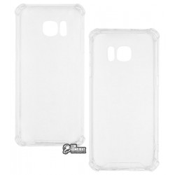 Чехол для Samsung G935F Galaxy S7 EDGE, Crashproof, силикон+пластика, прозрачный