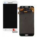 Дисплей для Samsung J500 Galaxy J5, белый, с сенсорным экраном, с регулировкой яркости, (TFT), Best China quality
