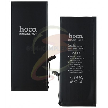 Аккумулятор Hoco для Apple iPhone 6S Plus, Li-Polymer, 3,82 B, 2750 мАч, #616-00045