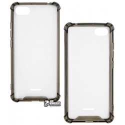 Чехол для Xiaomi Redmi 6A, Crashproof, силикон+пластика, черный