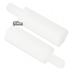 Стойка пластиковая гайка-винт 3х15х6 Стойка пластиковая гайка-винт 3х15х6