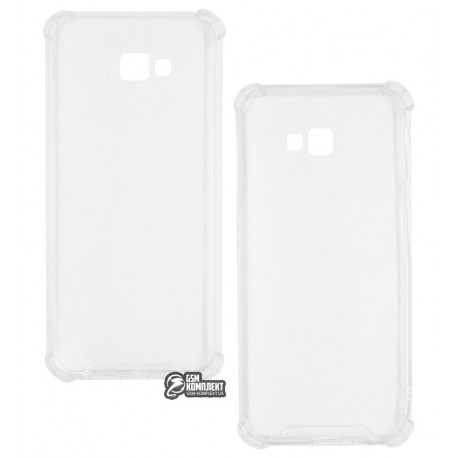 Чехол для Samsung J415 Galaxy J4 Plus, Crashproof, силикон+пластика, прозрачный