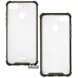 Чехол для Xiaomi Redmi 6, Crashproof, силикон+пластика, черный