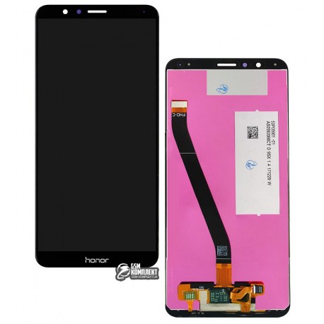 Дисплей для Huawei Honor 7X, черный, с сенсорным экраном (дисплейный модуль), Original (PRC), BND-L21