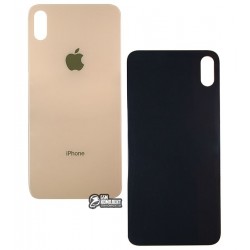 Задняя панель корпуса для Apple iPhone XS Max, золотистая Задняя панель корпуса для Apple iPhone XS Max, золотистая