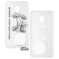 Чехол для Meizu M5s, акварель, матовый, силиконовый