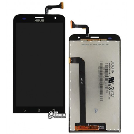 Дисплей для Asus ZenFone 2 Laser (ZE550KL), черный, с сенсорным экраном (дисплейный модуль)