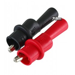 Зажимы для щупов мультиметра крокодилы, пара