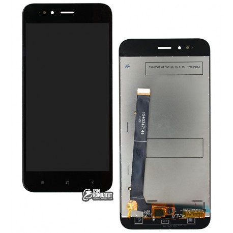 Дисплей для Xiaomi Mi 5X, Mi A1, черный, с сенсорным экраном (дисплейный модуль), High Copy