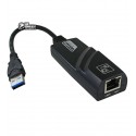 Переходник гнездо Ethernet- штекер USB 3.0 (шт.USB- гн.8Р8С)