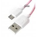 Кабель Micro-USB - USB, Usams Data Cable U Turn Serie US-SJ098 1метр,черный