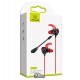 Наушники USAMS EP-27 In-Ear Gaming Earphone 1.2m \ red