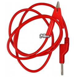 Шнур к тестеру банан-крокодил, 1м Шнур к тестеру банан-крокодил, 1м