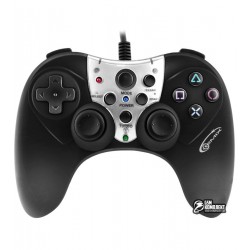 Геймпад Gemix GP-60, USB, 8-позиционная крестовина 2 3d джойстика ,черно-серебрянный