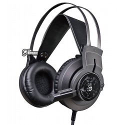 Наушники игровые Bloody G-430 (Black) неоновая подсветка 7 цветов