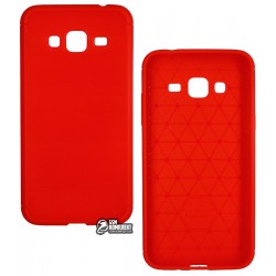 Чехол для Samsung J320 Galaxy J3 (2016), Polished carbon, силиконовый