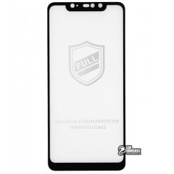 Закаленное защитное стекло Tiger Glass для Xiaomi Redmi Note 6 Pro, 0,26 мм 9H, 2.5D, Full Glue, черное