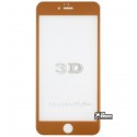 Защитное стекло для iPhone 6 Plus, iPhone 6S Plus, 0,26 мм 9H, 3D, золотое