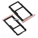 Тримач SIM-карти для Meizu M5C, M710H, рожевий колір