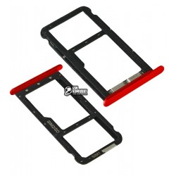 Держатель SIM-карты для Meizu M5C, красный