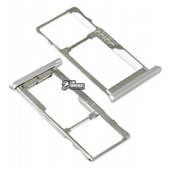 Держатель SIM-карты для Meizu U10, серебристый