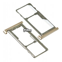 Держатель SIM-карты для Meizu M5, золотистый