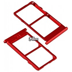 Держатель SIM-карты для Meizu Pro 7, красный