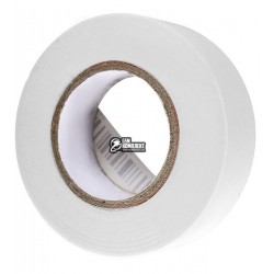 Изолента белая, ширина 18мм, длина 20м