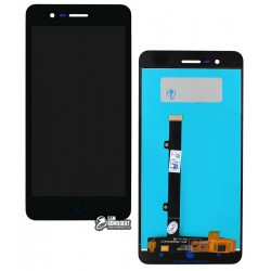 Дисплей для ZTE Blade A510, чорний, з сенсорним екраном