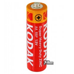 Батарейка Сольова Kodak Super Heavy Duty R6, AA, 1шт. Батарейка Сольова Kodak Super Heavy Duty R6, AA, 1шт.