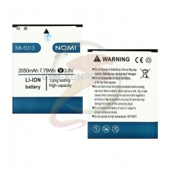 Аккумулятор NB-5013 для Nomi i5013 Evo M2 Pro, Li-ion, 3,7 В, 2050 мАч, original Аккумулятор NB-5013 для Nomi i5013 Evo M2 Pro, Li-ion, 3,7 В, 2050 мАч, original