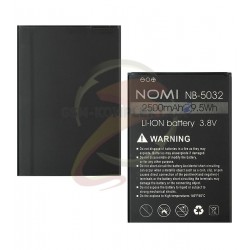 Аккумулятор NB-5032 для Nomi i5030 Evo X2, Li-ion, 3,7 В, 2500 мАч, original Аккумулятор NB-5032 для Nomi i5030 Evo X2, Li-ion, 3,7 В, 2500 мАч, original