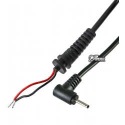 Разъем питания к ноутбуку 2,35/0,7мм угловой, с кабелем