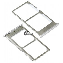 Держатель SIM-карты для Meizu MX6, серебристый