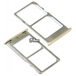 Держатель SIM-карты для Meizu MX6, золотистый