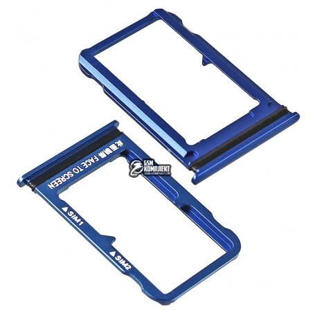 Держатель SIM-карты для Xiaomi Mi8, синий